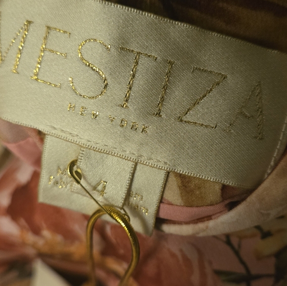 NWT Mestiza New York, dress Stretch crepe Vibrant Floral Dress. - Picture 10 of 10